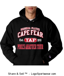 Champion Adult Powerblend Hooded Sweatshirt Design Zoom